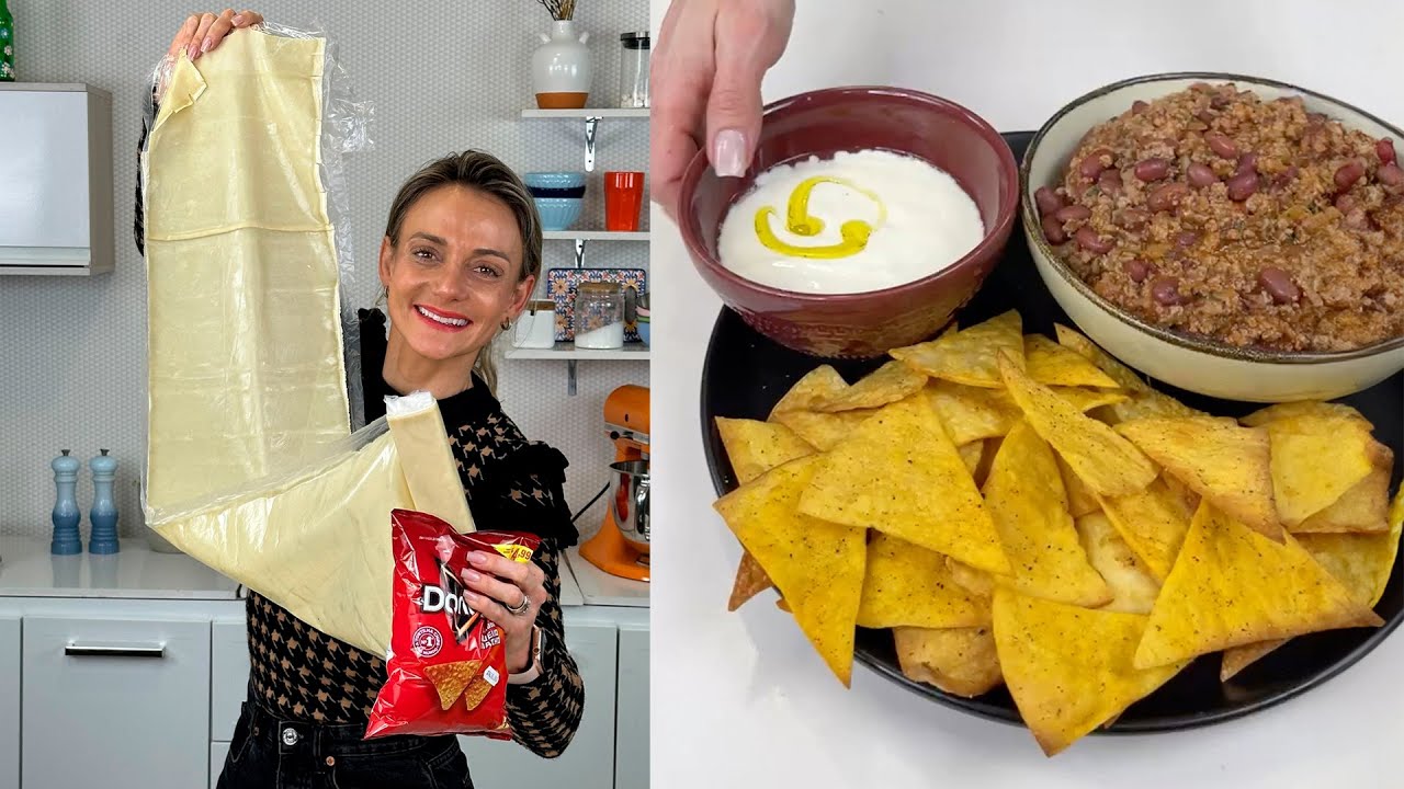 SÓ FAÇO COM MASSA DE PASTEL | SALGADINHO TIPO DORITOS CASEIRO | Foodmakers Brasil