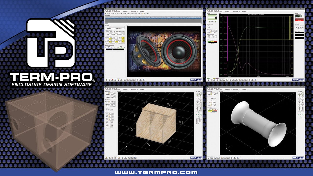 Term-PRO Loudspeaker Enclosure Design Software Video Tutorial
