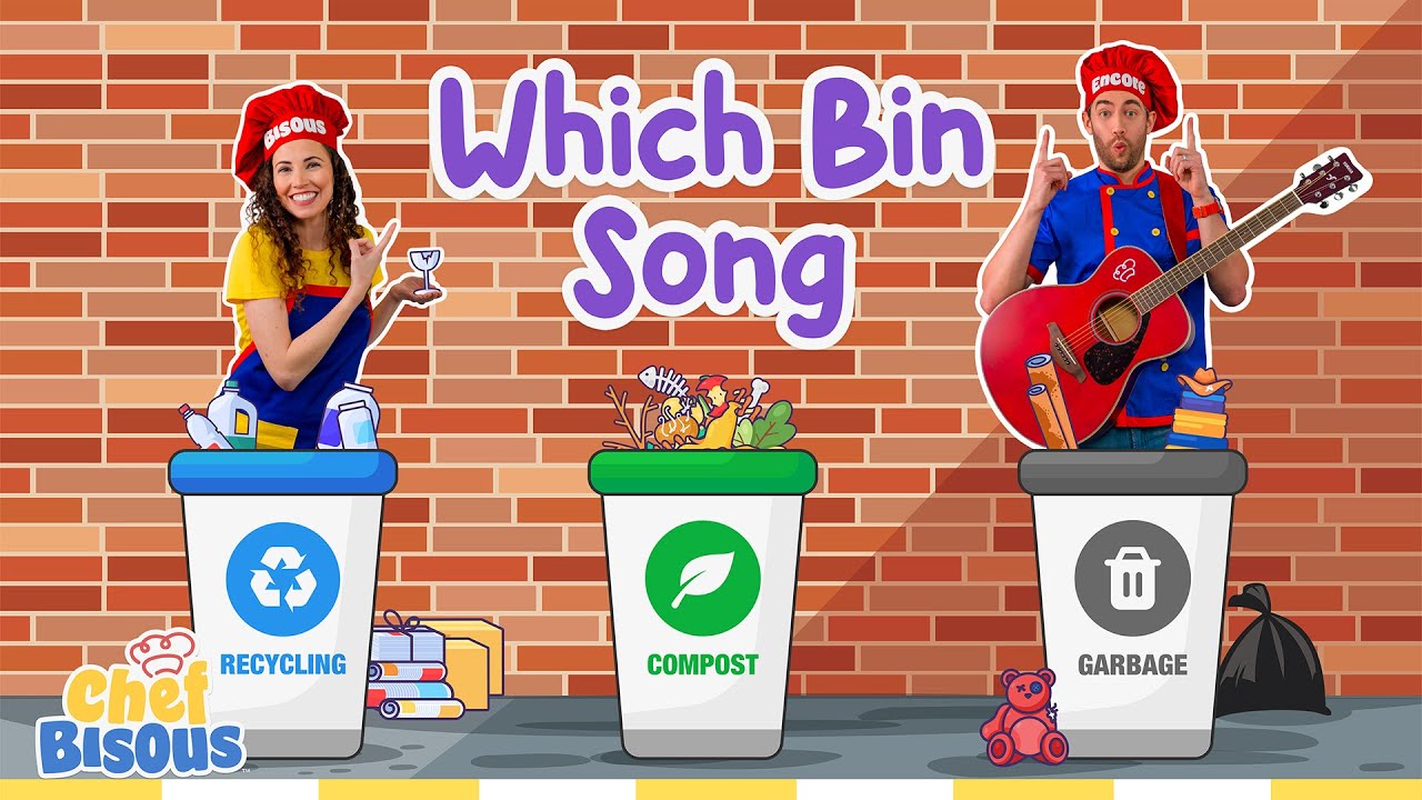 Recycling, Compost, Garbage Song | Waste Sorting for Kids | Recycling Song | Which Bin Does It Go In