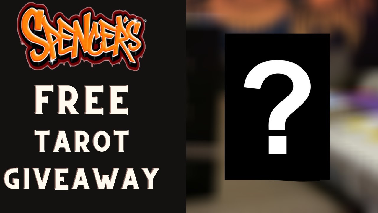 Spencers Is helping me GIVEAWAY 5 FREE Tarot Decks! (CLOSED!)