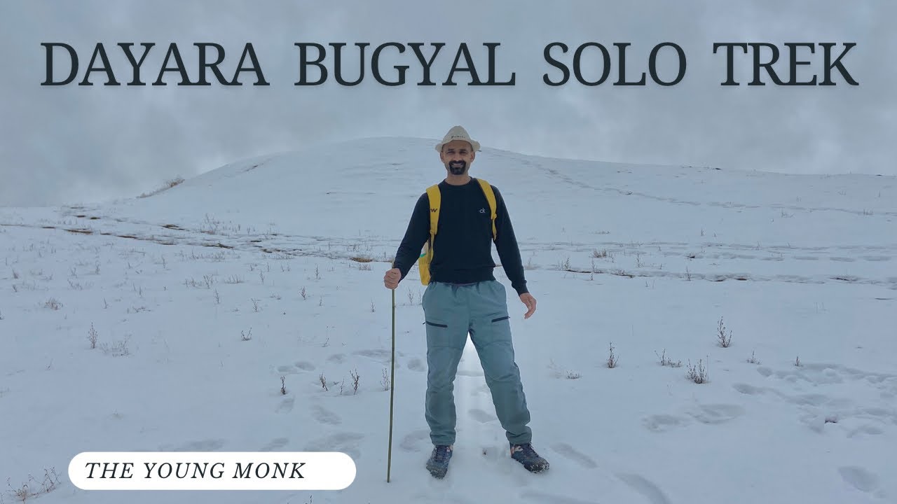 Dayara Bugyal Solo Trek in One Day | Dayara Bugyal Trek in Winter | The Young Monk |