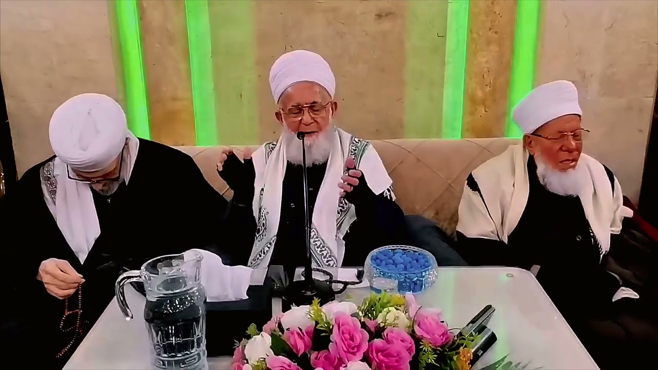حضرة شاذلية برعاية الشيخ بكري حياني حفظه الله / تفريدة بصوت المنشد انور حمودة