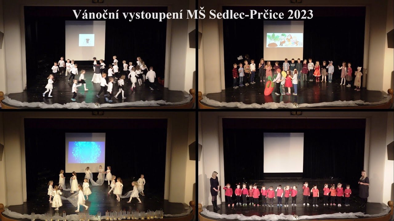 Vánoční vystoupení MŠ Sedlec-Prčice 2023