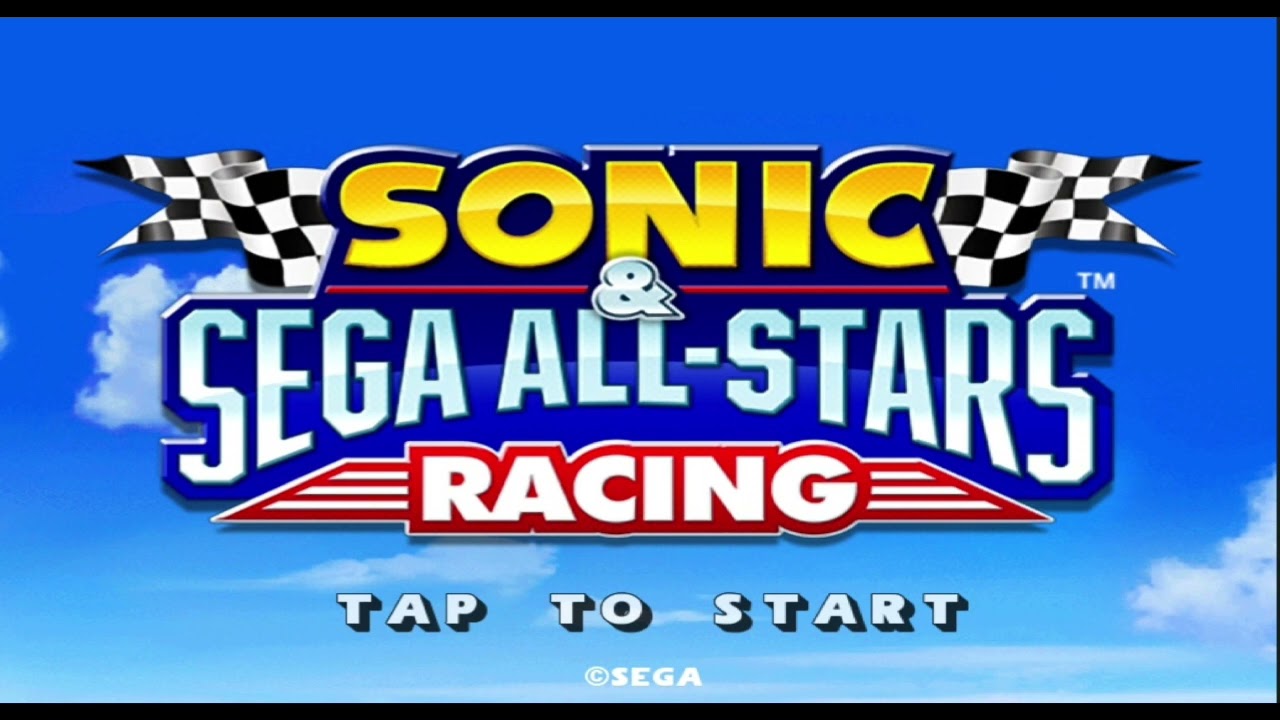 Sonic & Sega All-Stars Racing music ost - Main Menu & Title Screen