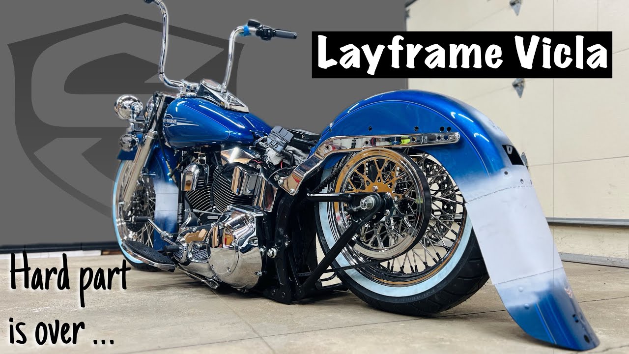 Сборка Layframe Softail Vicla | Часть 2 | Самое сложное уже сделано!