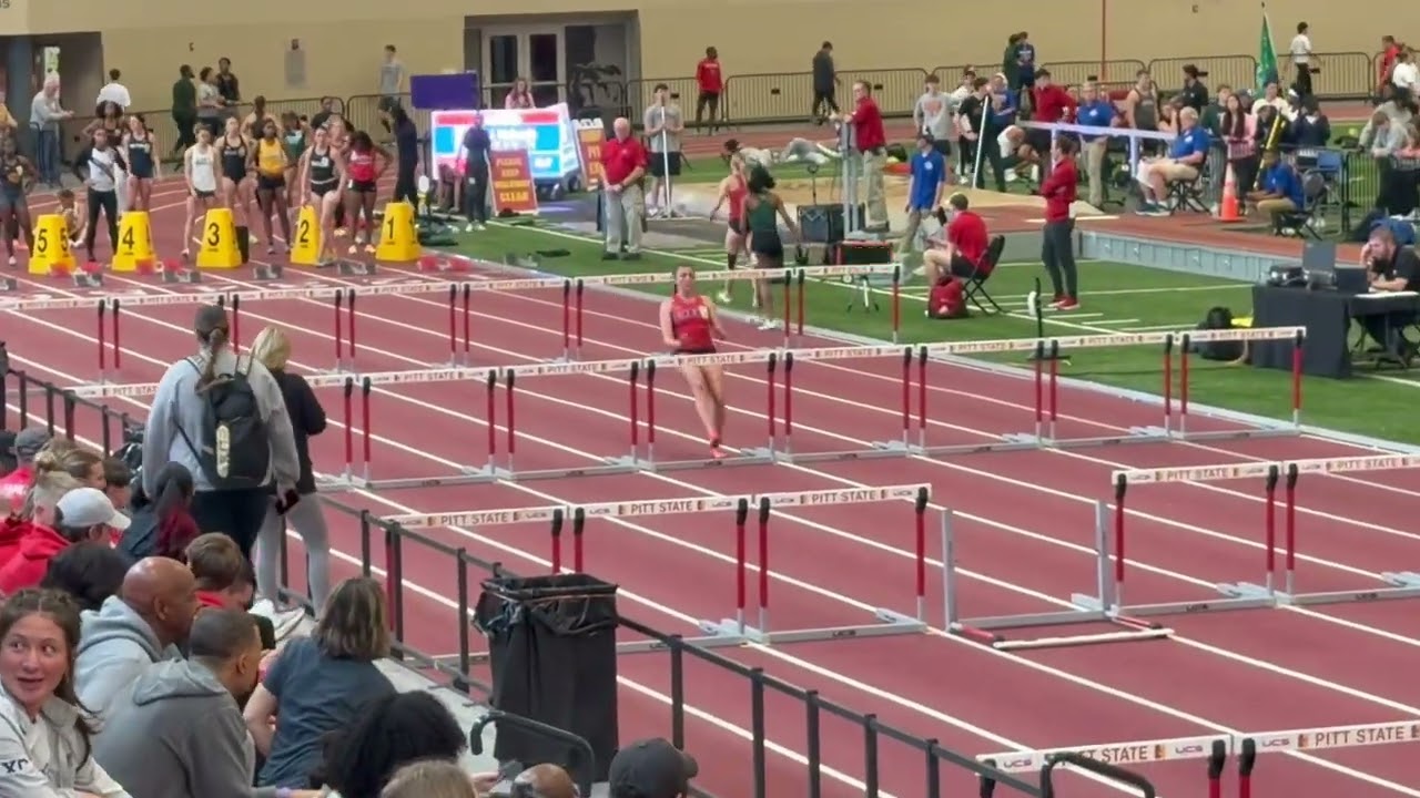2/13/26 day in the life of a 60m hurdler at a track meet. 