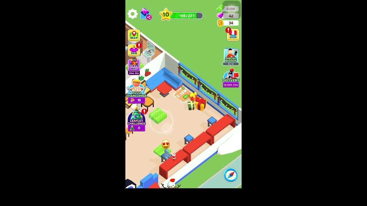 Pizza ready Christmas edition and level up