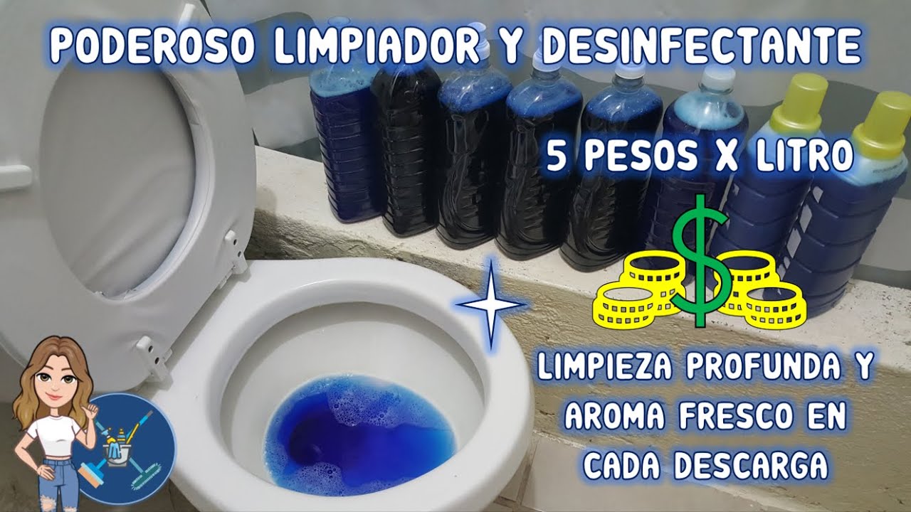 Poderoso limpiador desinfectante - 5 PESOS X LITRO