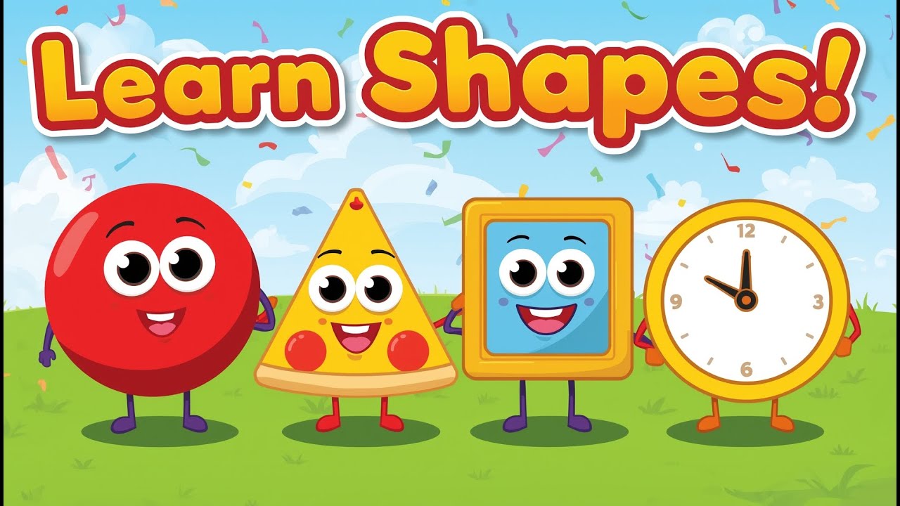 Exploring Shapes with Everyday Talking Objects | Fun Learning for Kids #LearnShapes #KidsLearning