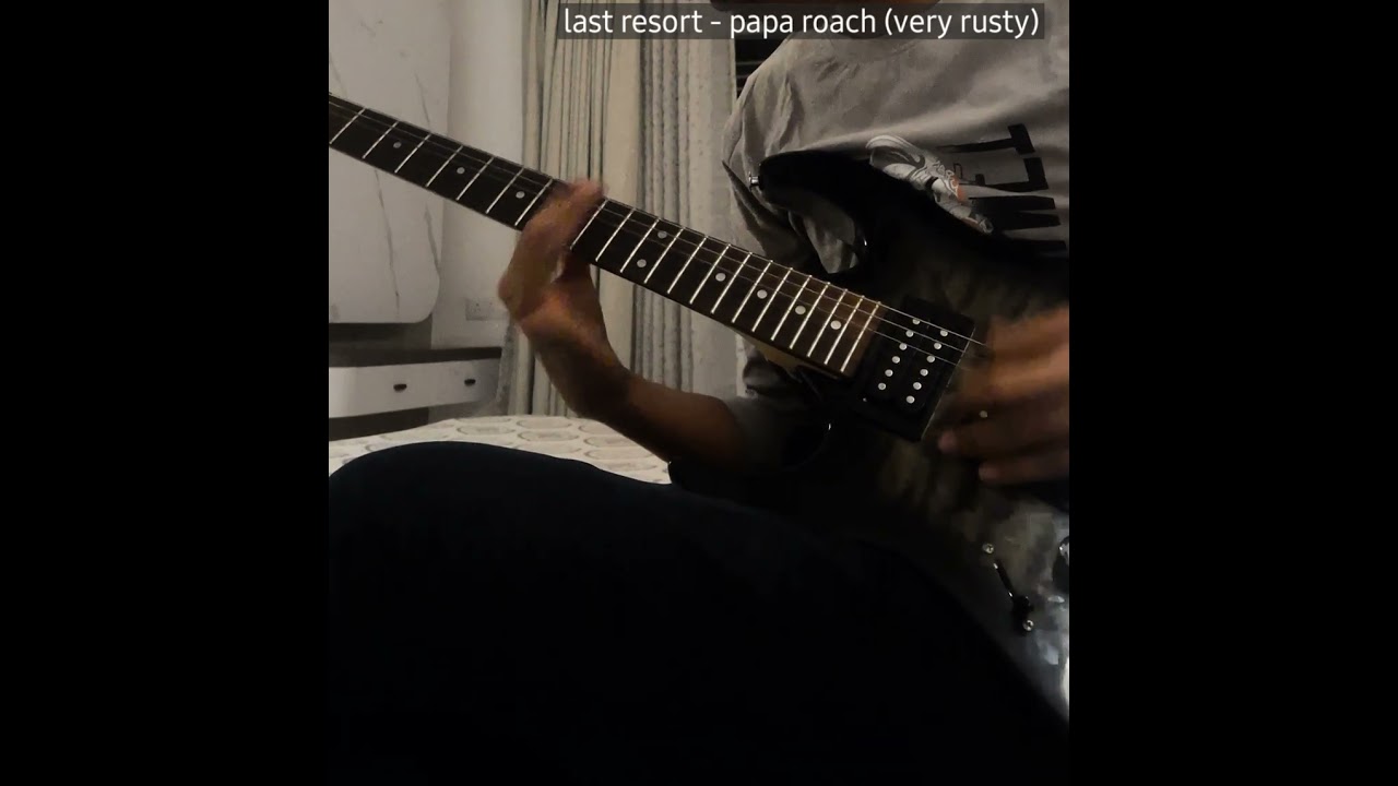 Last Resort – Papa Roach | Guitar Riff Cover 🎸