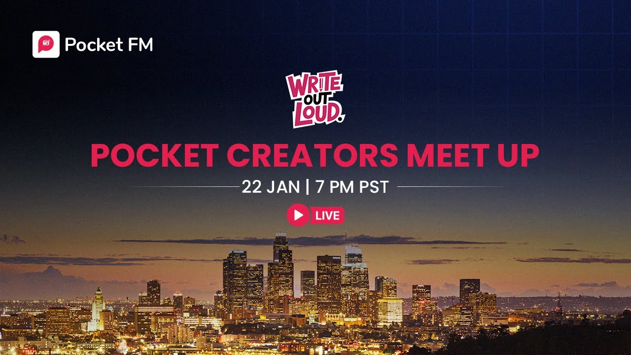 LIVE: Write Out Loud I Pocket FM Writers’ Meet 2026 in Los Angeles