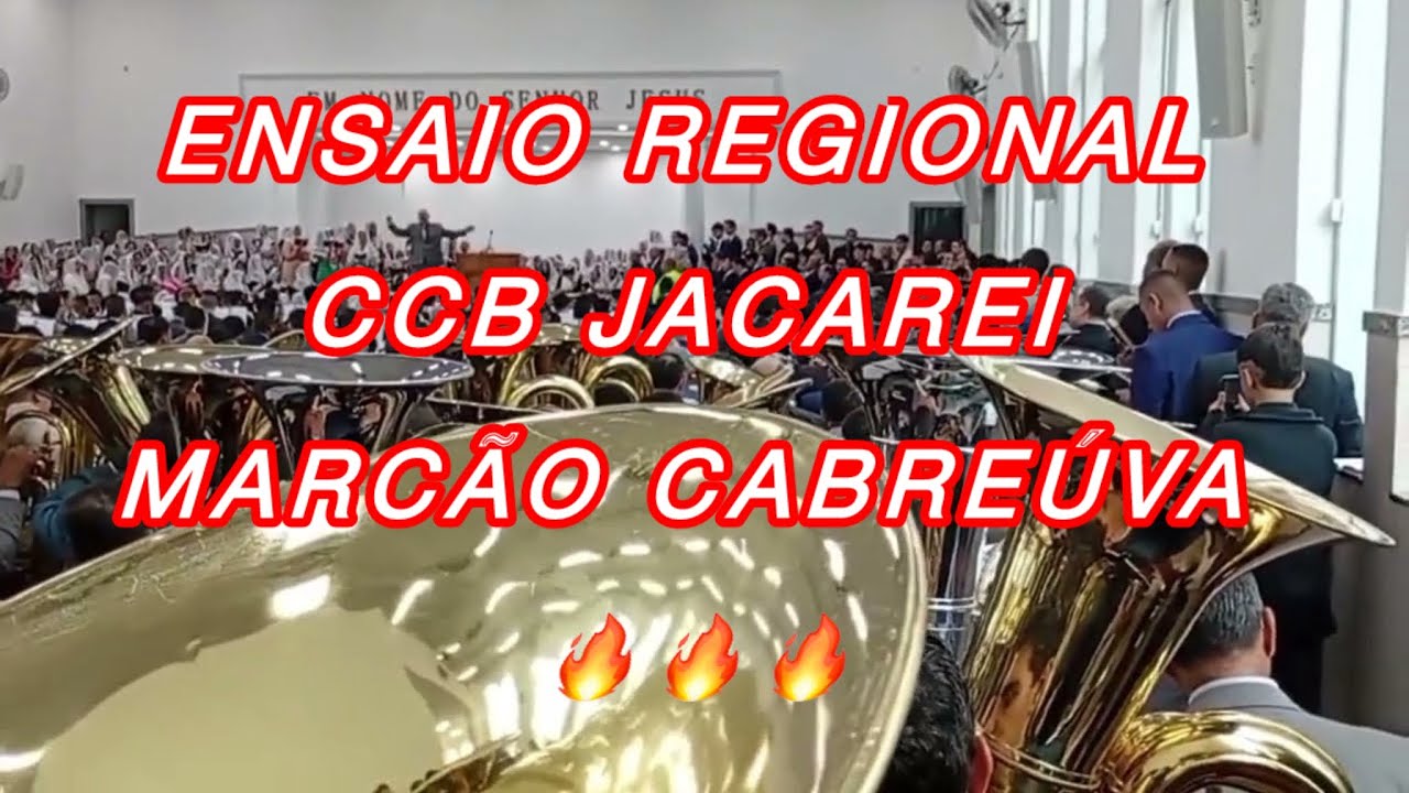 ENSAIO REGIONAL LINDO CCB JACAREI 