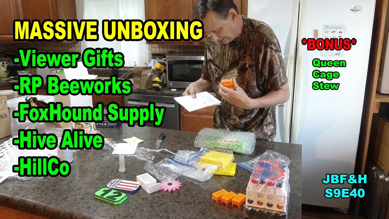 Massive Beekeeping Equipment Unboxing, Viewer Gifts, Purchases, and Sponsor Items S9E40 #beekeeping