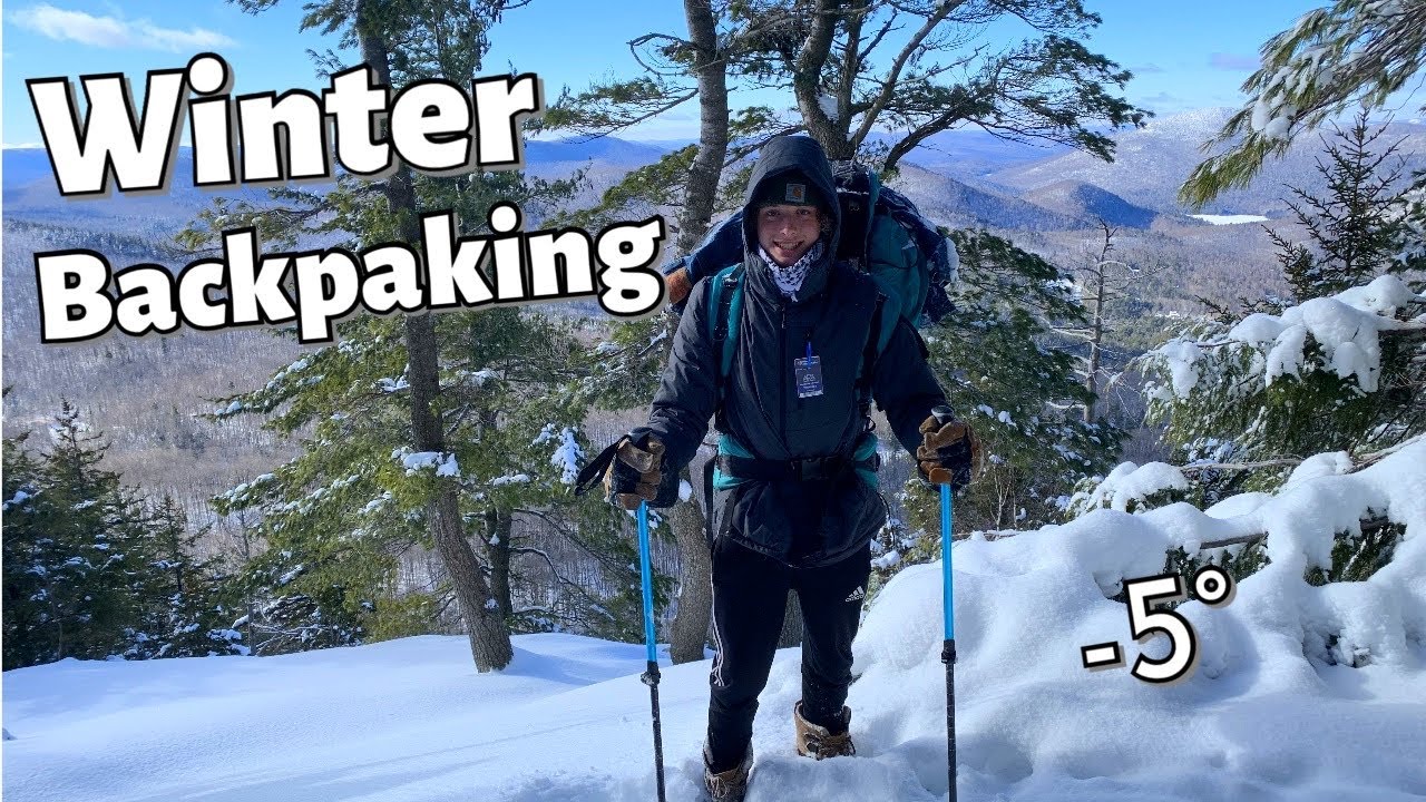 Winter Backpacking In Adirondacks, Crane Mt.