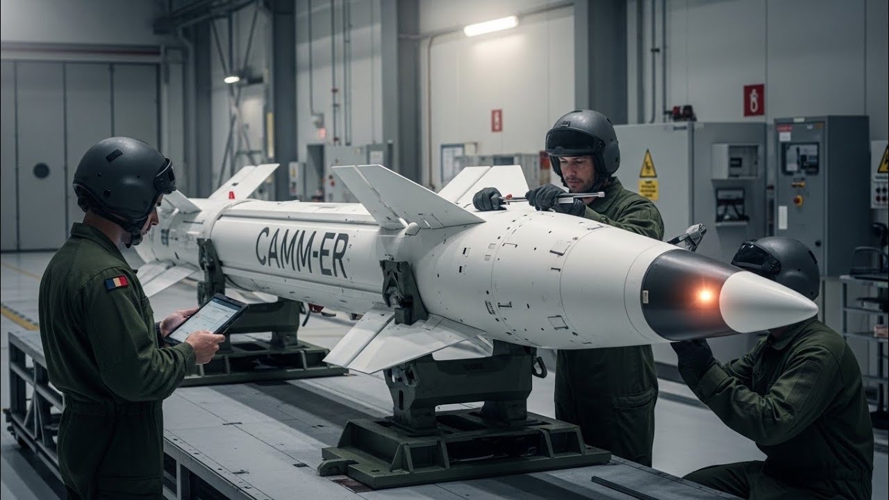 CAMM-ER : Le Missile Europ&eacute;en de Nouvelle G&eacute;n&eacute;ration | Technologie France&ndash;Italie#france#missile