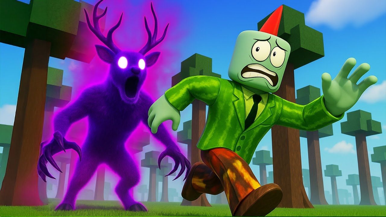 Job Ontdekt De Eindbaas In 99 Nachten In Het Bos... In Roblox!