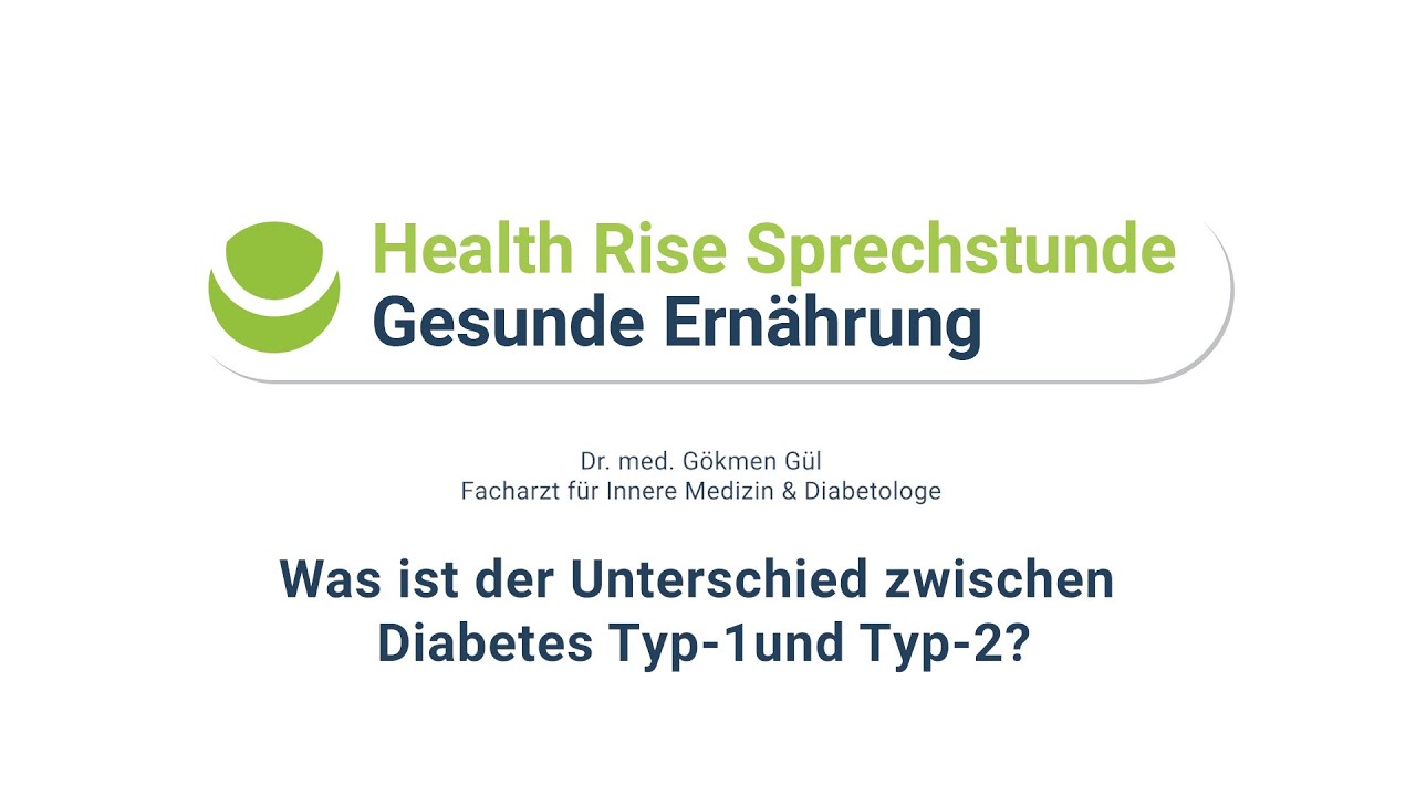Was ist der Unterschied zwischen Diabetes Typ-1 und Typ-2?