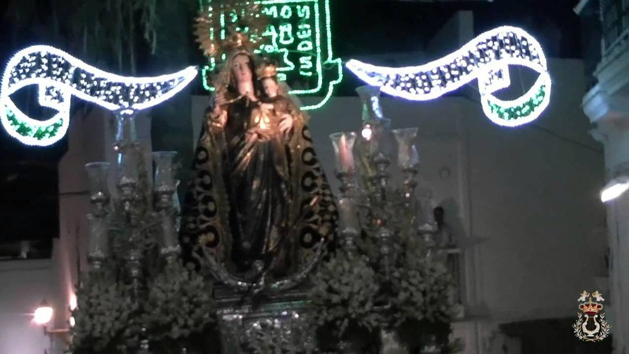 Virgen de la Oliva. Vejer 15 08 2015. Subida a la Iglesia completa. A.M. Virgen de la Oliva