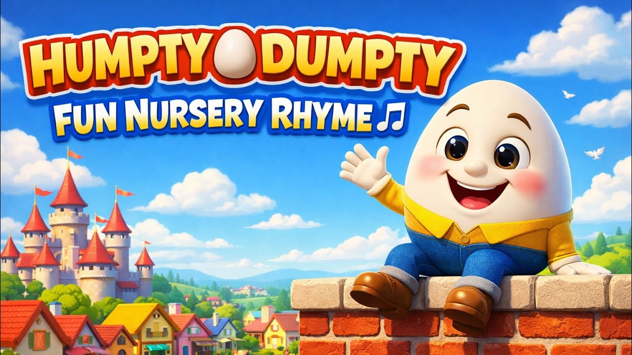 Humpty Dumpty's Big Fall 🥚 | Fun 3D Animation Kids Love
