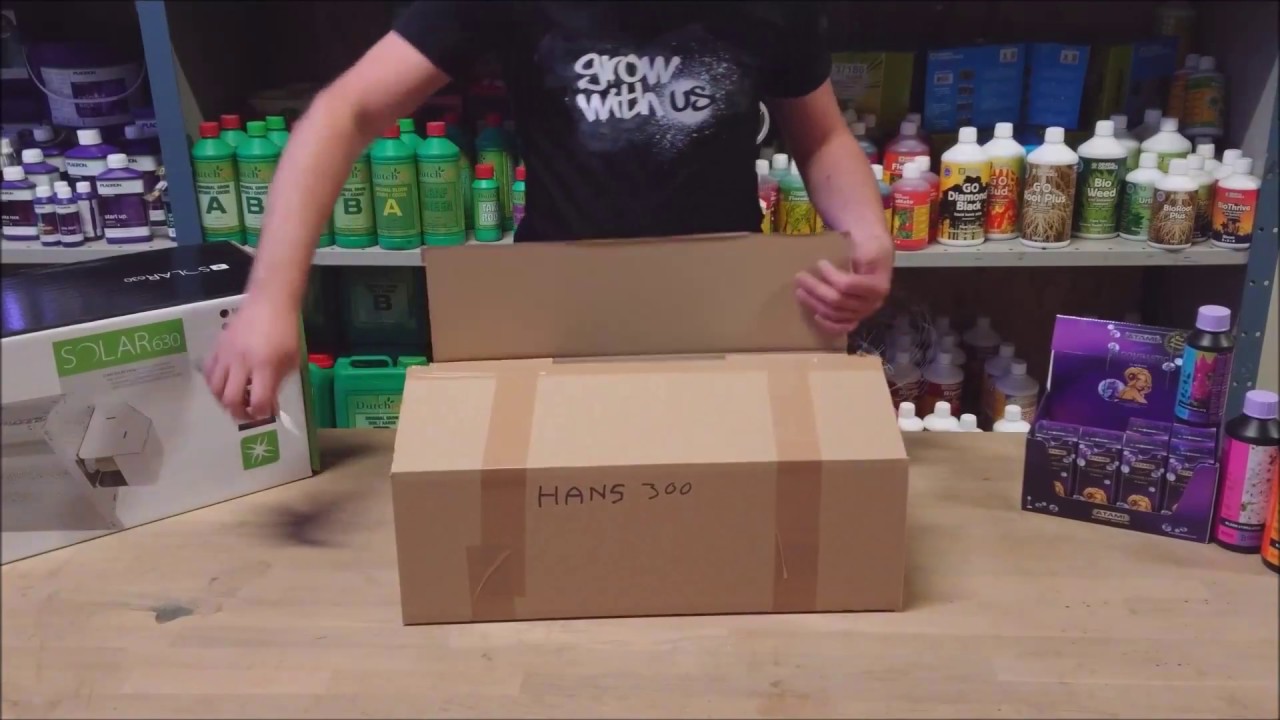 Unboxing Hans Panel 300 watt Full Spectrum LED Grow Light