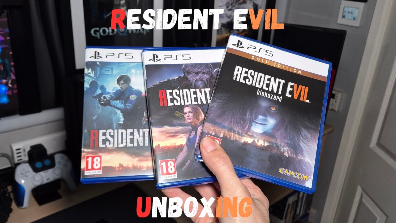 Resident Evil 2,3 & 7 PS5 Unboxing