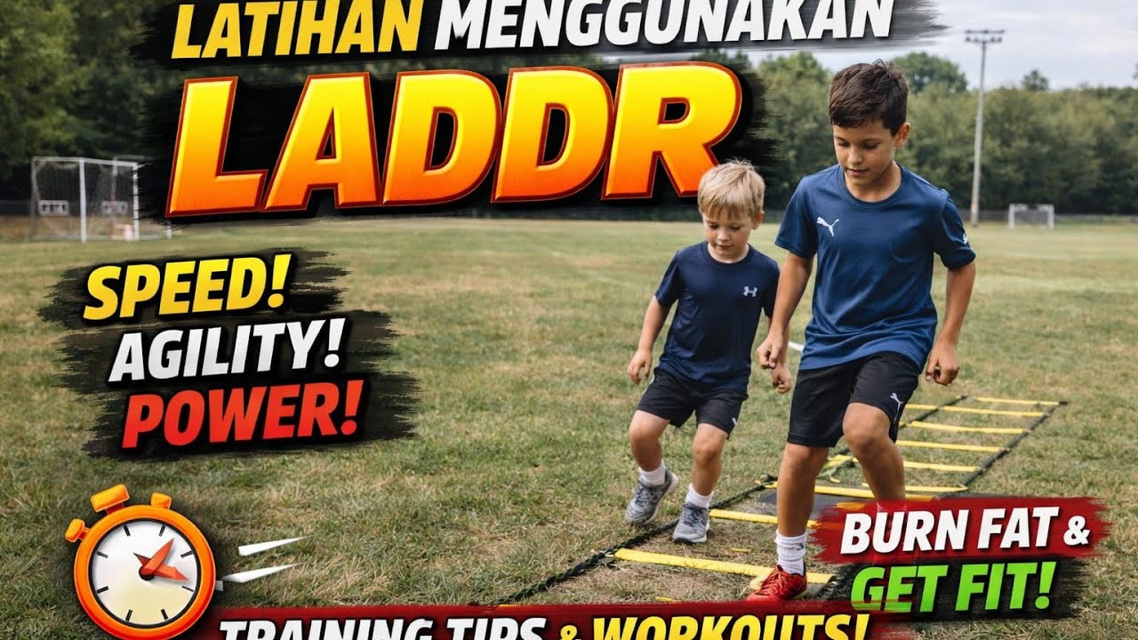 Latihan Menggunakan Ladder Drill ⚡ Tingkatkan Kecepatan & Kelincahan Secara Instan