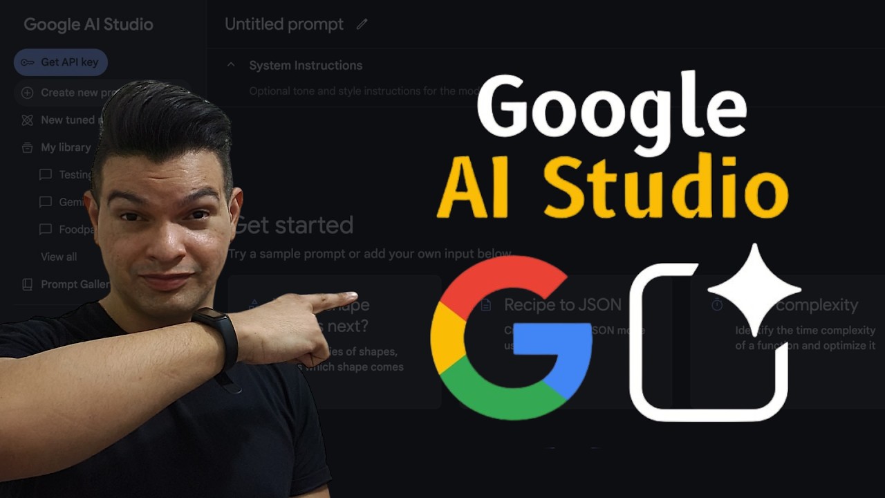 Novo Build Google AI Studio : Como Usar Nova Ferramenta do Google para Criar Sites e Aplicações.
