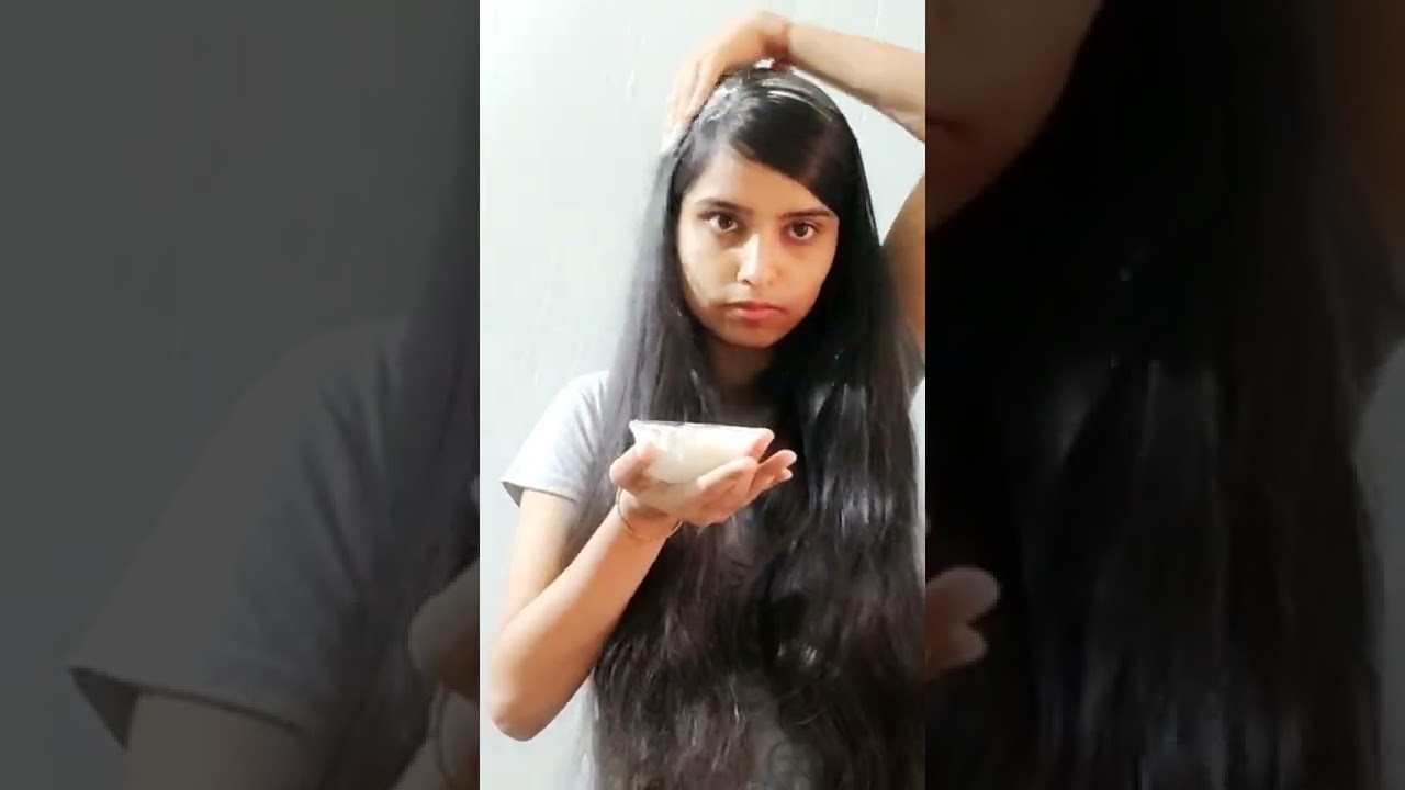 I Use Only Curd & This Happened | Easy Hair Mask For Healthy Hair | #short #ashortaday #haircare