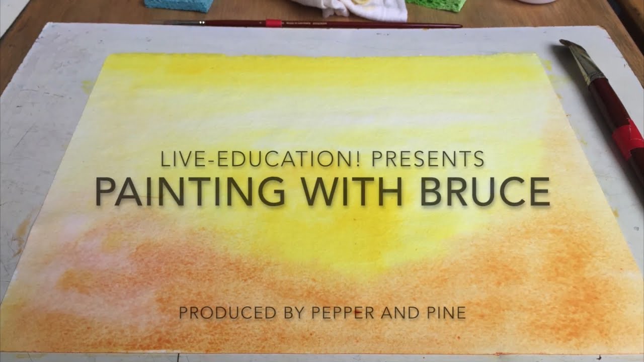 Waldorf Homeschool Conference | Painting with Bruce Bischof of Live-Ed!