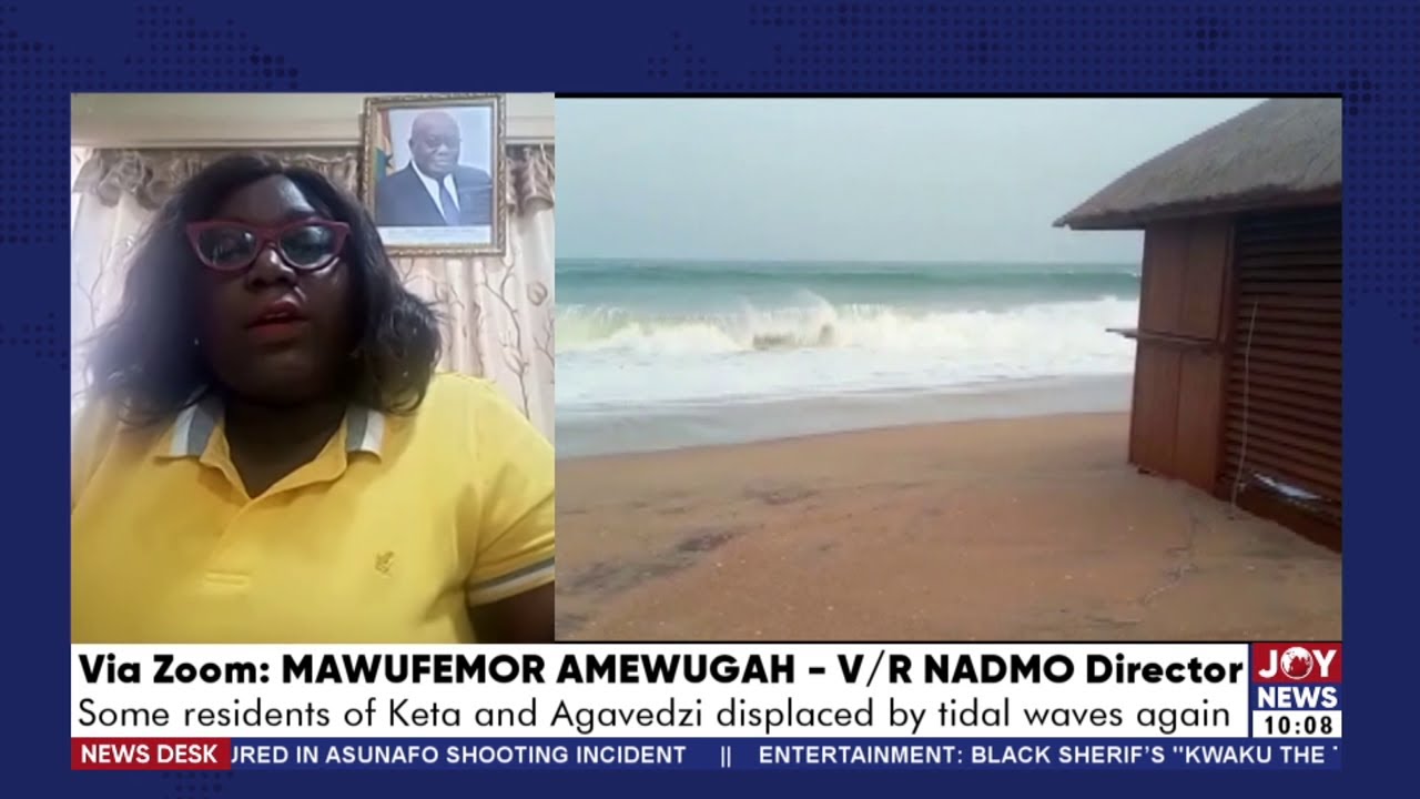 KETA Tidal Waves: About 85 houses at Keta and Agavedzi affected - News Desk on JoyNews (4-4-22)