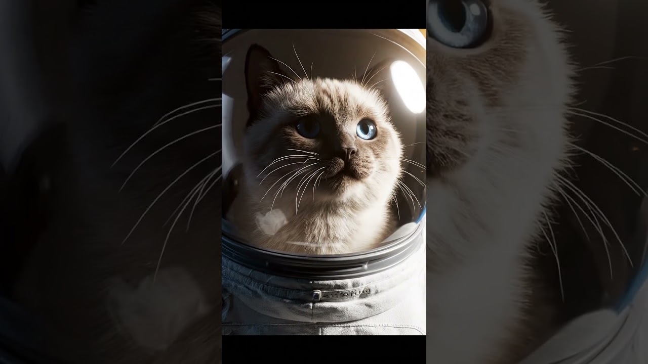 Cat Astronaut Floating in Space 🧑‍🚀🐱 | Magical Real Adventure