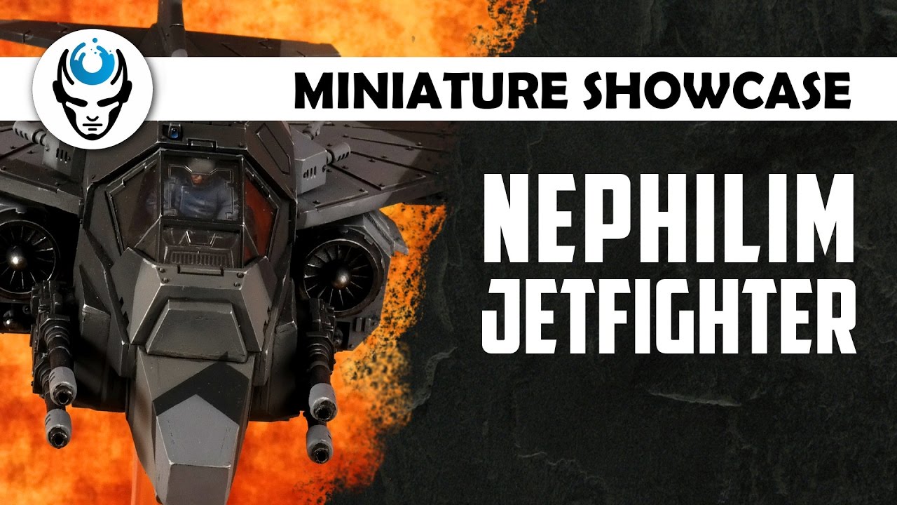 CONVERTED AIRCRAFT NEPHILIM JETFIGHTER - LVL 5 MINIATURE SHOWCASE 4K