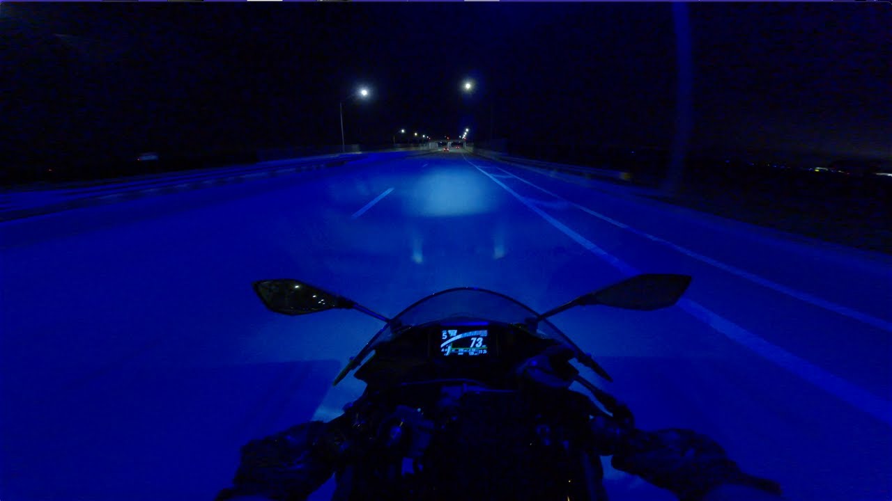 12 AM AIRPORT RIDE | POV 4K PURE SOUND | 2024 ZX6R
