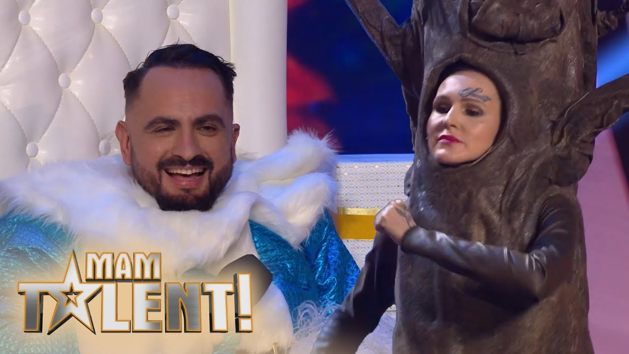 Chylińska w stroju drzewka wyrecytowała wierszyk dla Św.Mikołaja! 😅🧑‍🎄 | Mam Talent! pod choinkę