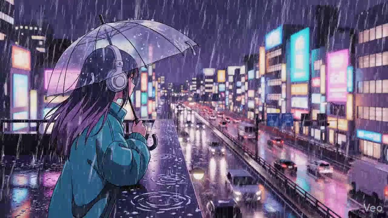 Soft Japanese Rain 🌙 Chill Night Lofi for Study & Sleep | Live Stream by The Japanese Town