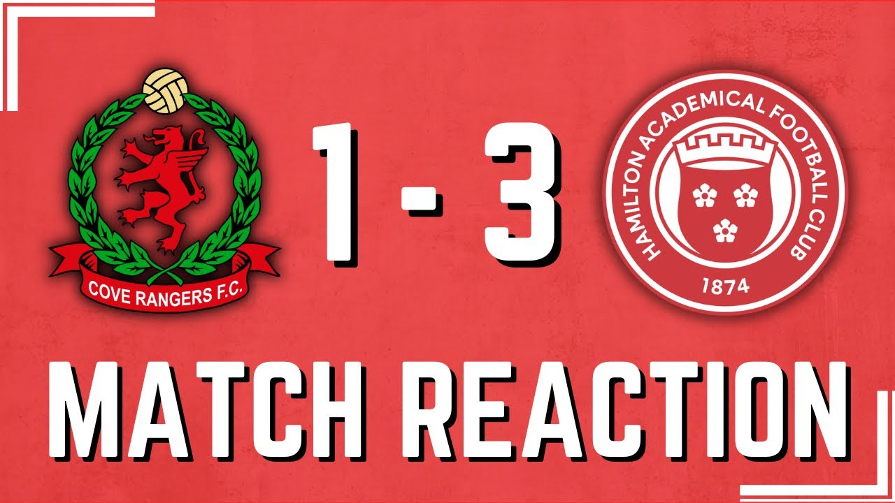 Just Sold My Car, To Kevin O'Hara! | Cove Rangers 1-3 Accies | Match Reaction