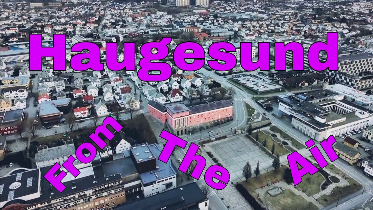 Haugesund City From The Air with Drone #vikings #norway 