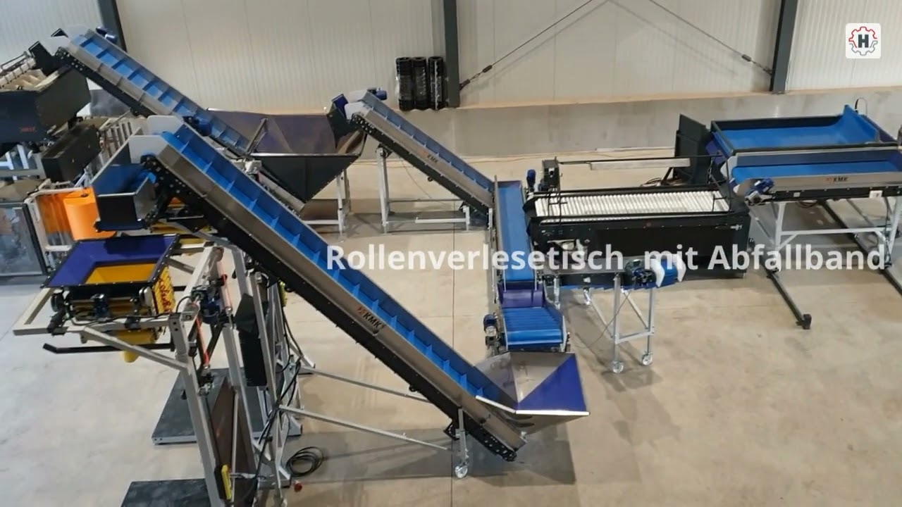 Sortieren und Verpacken von Zwiebeln und Kartoffeln mit Technik von KMK