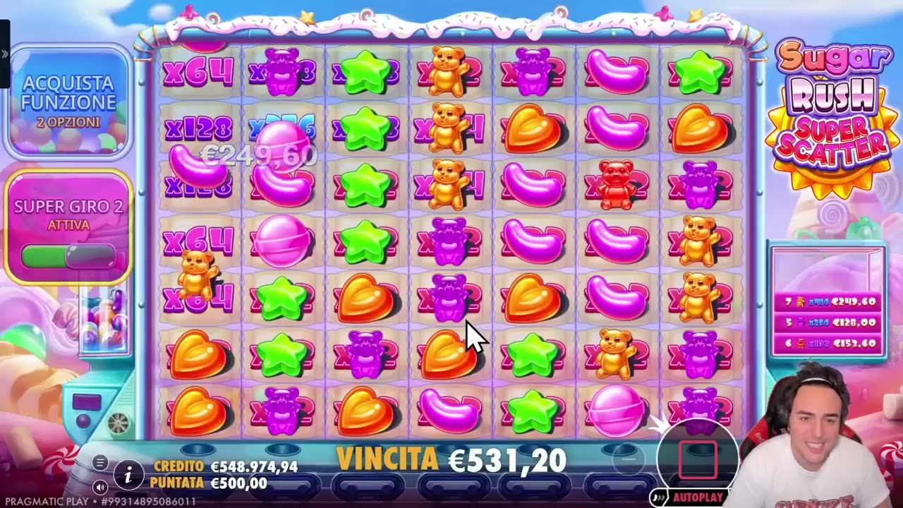 SPIKE SLOT ONLINE🔴   Spinnate Pazze alla SUGAR RUSH SUPER SCATTER 🍬🏵️🎰 a BET MAX 🤑  ROAD TO 1 M