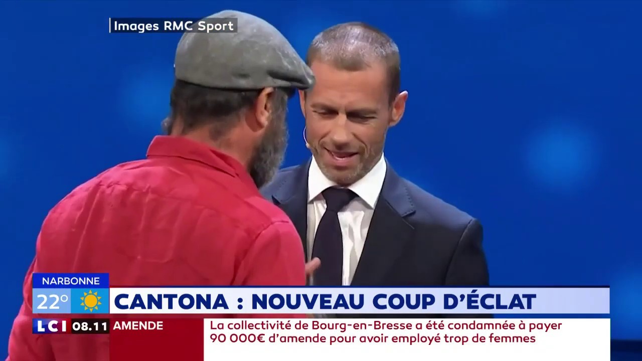 Cantona : un nouveau coup d'éclat