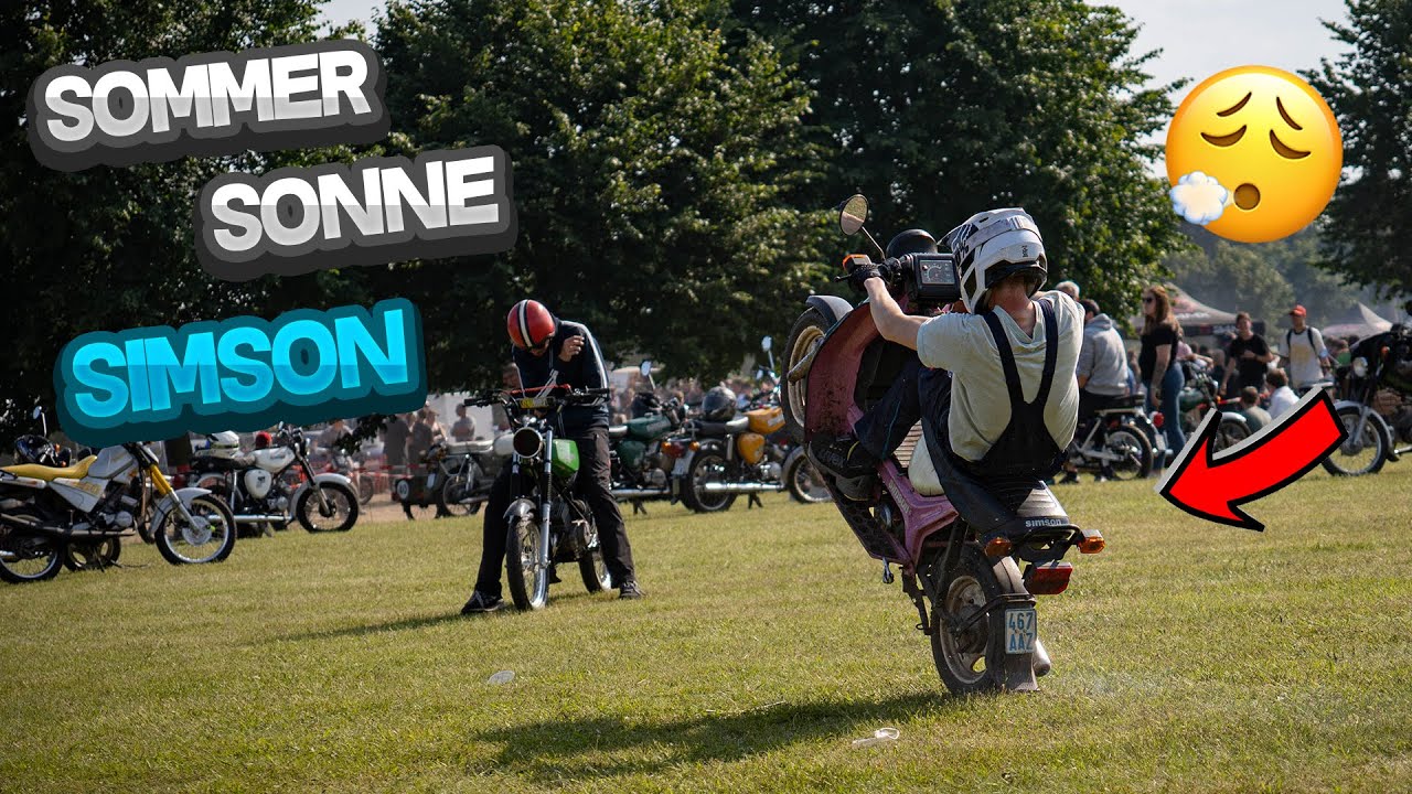 😍 SIMSONTREFFEN KATHENDORF 2024  - ABRISS 🤯 | @dieburnyz3108 @louisxlive | Motovlog #64