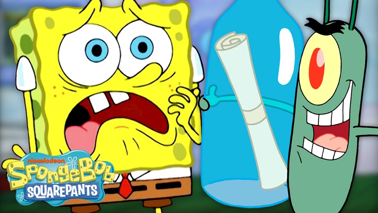 Every Time Plankton ALMOST Won 😅 | 60 Minute Compilation | SpongeBob