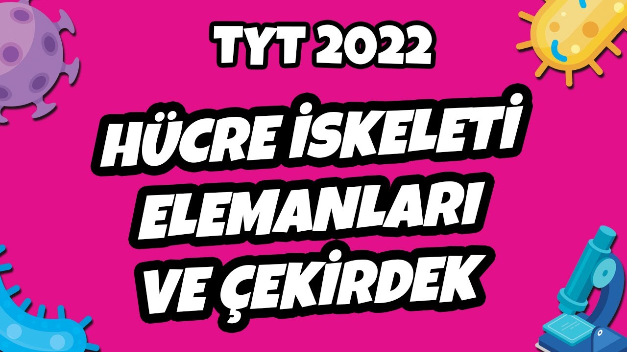 Hücre İskeleti Elemanları ve Çekirdek | TYT Biyoloji 2022 #hedefekoş
