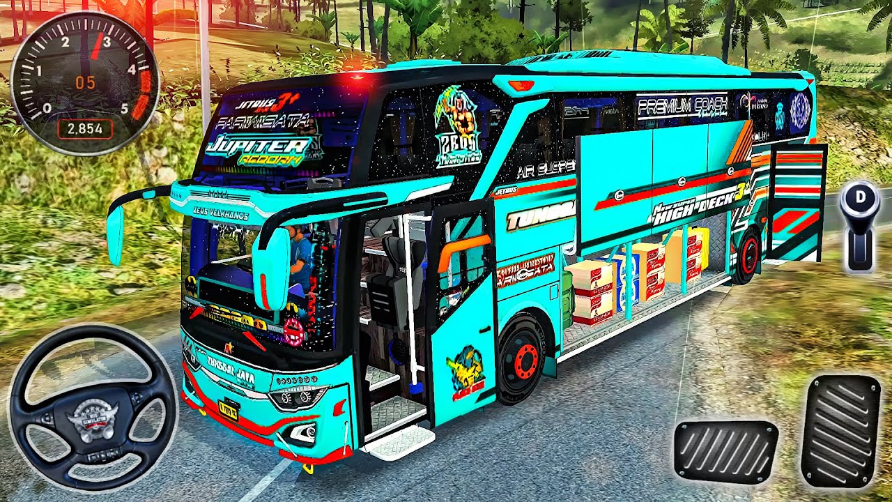 Mobile Bus Transporter Driving 3D - Bus Simulator Indonesia - Android GamePlay #41