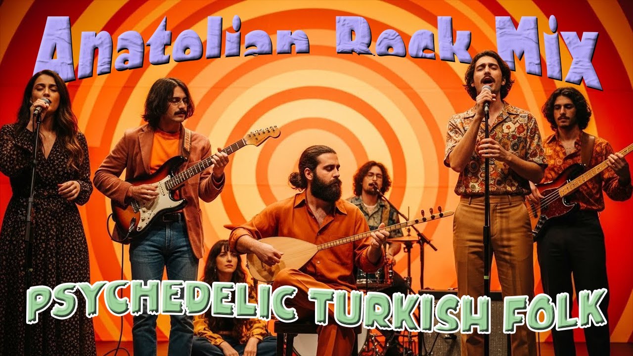 Anatolian Rock Mix 🎶 Psychedelic Turkish Folk Covers & En Sevilen Türküler Full Album