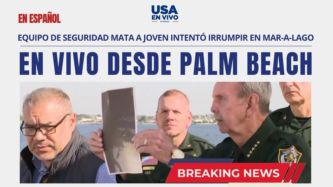 ÚLTIMA HORA Tiroteo Mar-a-Lago, hombre muere al intentar irrumpir en propiedad Trump | USA EN VIVO 🔴