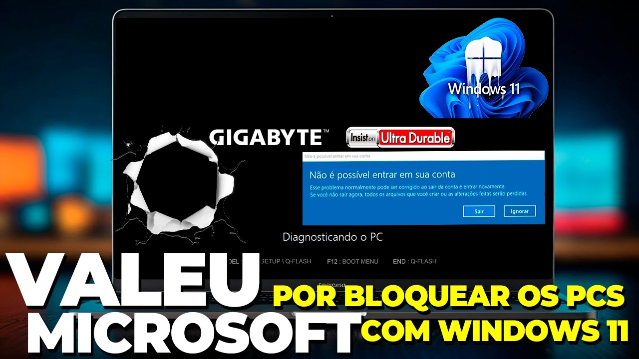 Adeus LIGAR O PC! Microsoft BLOQUEIA Usuários do Windows 11 DE LIGAR seu PRÓPRIO PC
