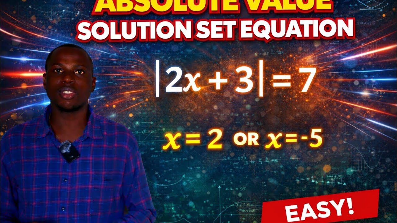 Absolute Value for the Solution Set.