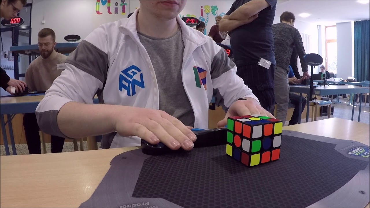 Official 3x3 average: 6.56 - German Open 2019