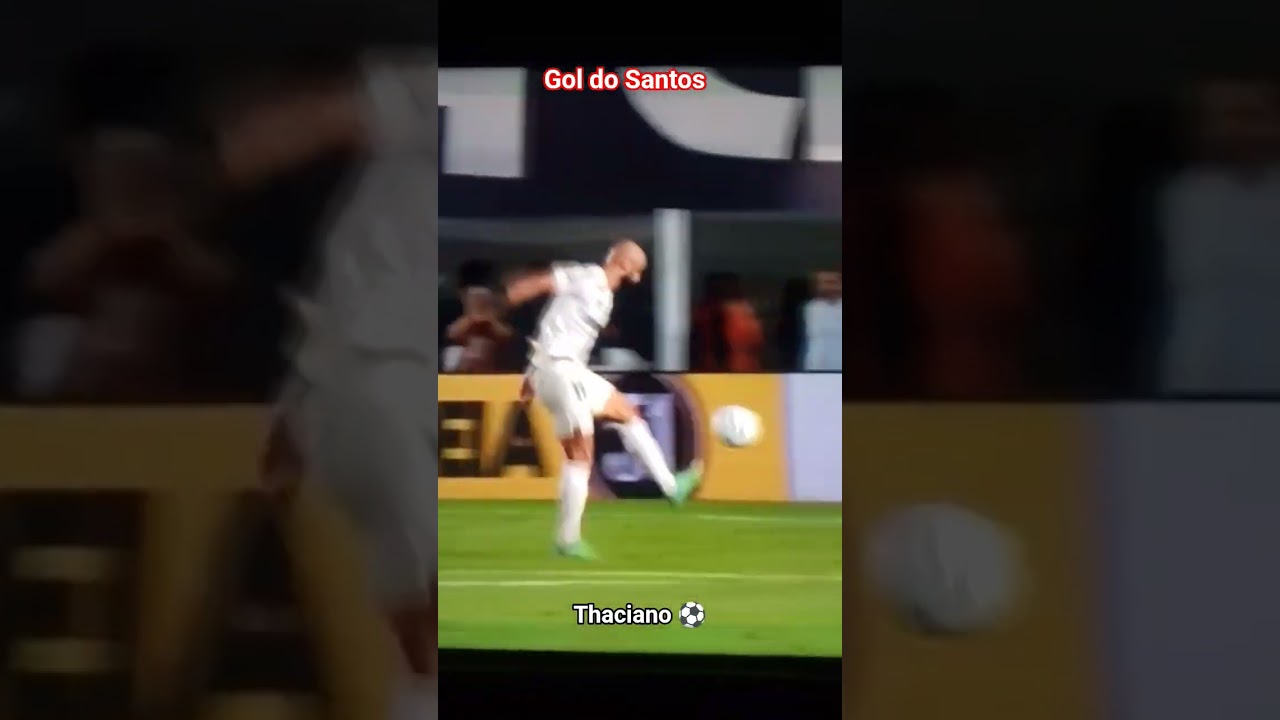 Gol do Santos , Passe de Neymar para Thaciano abrir o placar. ( Santos 1 x 0 Remo ) Brasileir&atilde;o 26